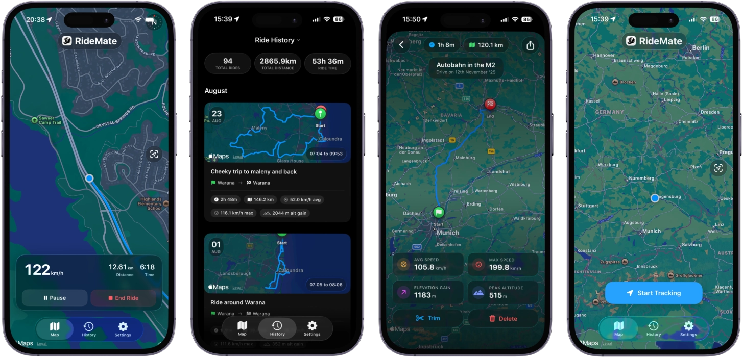 RideMate App Screenshot